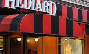 La vitrine de l'épicerie fine Hédiard, à Paris, le 21 octobre 2013