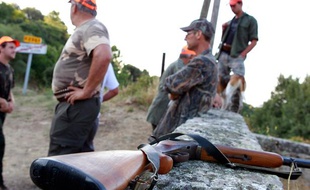 Illustration de chasseurs.