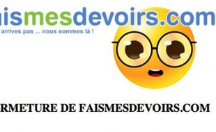 Le site faisdevoirs.com a fermé boutique dès le lendemain de son lancement, le 6 mars 2009.