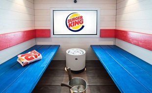 Le géant américain Burger King a ouvert un sauna en Finlande, dans l'un de ses fast-food de Helsinki.