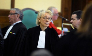 Liliane Glock, avocate de Francis Heaulme, à la cour d'assises de Metz (Moselle), le 31 mars 2014.