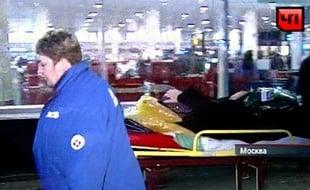 Capture écran d'une vidéo diffusée après l'attentat qui a frappé l'aéroport de Moscou le 24 janvier 2011.