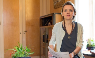 Florence Berthout, en 2014, dans son bureau