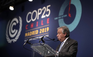 Antonio Guterres, déçu de la COP 25