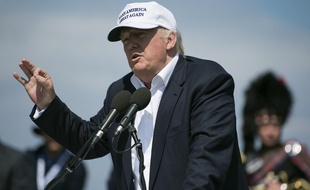 Donald Trump était en déplacement en Ecosse