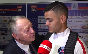 Jean-Michel Aulas et Hatem Ben Arfa