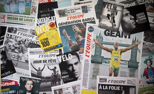Le journal L'Equipe. Illustration.