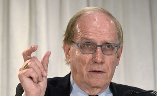 Richard McLaren lors d'une conférence de presse à Toronto, le 18 juillet 2016.