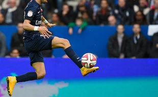 Le milieu de terrain du PSG Javier Pastore, le 25 octobre 2014 contre Bordeaux au Parc des Princes.