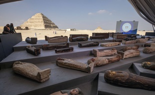 Le site de Saqqara en Egypte, le 14 novembre 2020.