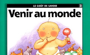 L'ouvrage de docu-fiction « Venir au monde », accessible à partir de 4 ans.
