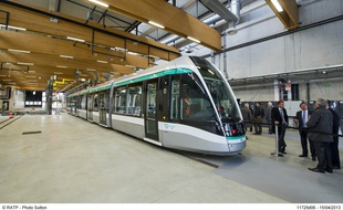 Les nouvelles rames du tramway 7.