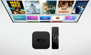 Le nouvel Apple TV, dévoilé le 9 septembre 2015.
