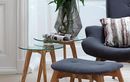 Un salon tendance à prix mini ? Les tables gigognes verre et chêne FALSLED sont à -50 % chez Jysk aujourd’hui