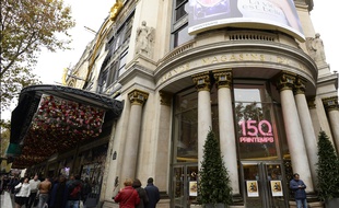 Le Printemps-Haussmann, à Paris, le 17 novembre 2015.