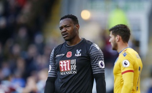 Steve Mandanda lors du match entre Burnley et Crystal Palace le 5 novembre 2016.