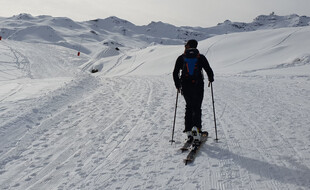 Une station de ski (Illustration)