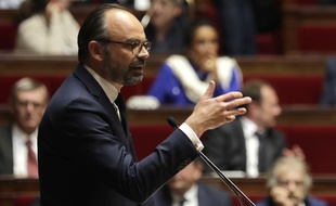 Edouard Philippe à l'Assemblée, le 9 avril 2019.