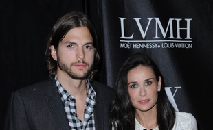 Les ex-époux Ashton Kutcher et Demi Moore, en 2011