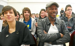 MC Solaar s'est facilement prêté au jeu des questions des élèves hier matin.