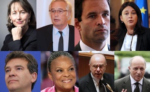 Les ministres du gouvernement nommé le 2 avril 2014