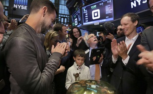 Le patron de Square, Jack Dorsey, pour l'entrée en Bourse de son entreprise.
