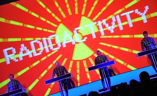 Le groupe Kraftwerk en concert à New York en 2012.