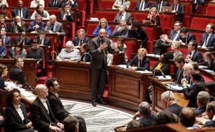 Le Premier ministre, Edouard Philippe, lors des questions au gouvernement à l'Assemblée nationale, le 25 février 2020.