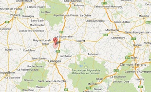 Capture d'écran de Châteauponsac (Haute-Vienne).