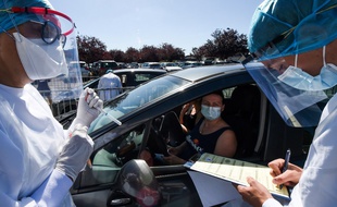 Un centre de tests à Laval, en Mayenne.
