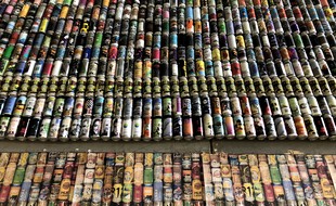 L'exposition raconte l'histoire de la bière