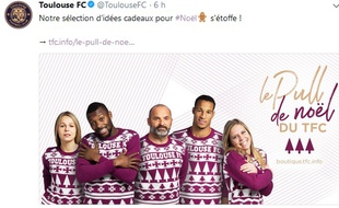 Le TFC sort son pull de Noël.