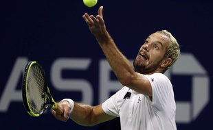 Richard Gasquet au 2e tour de l'US Open, le 30 août 2018.