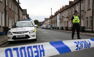 Un policier britannique à Newport