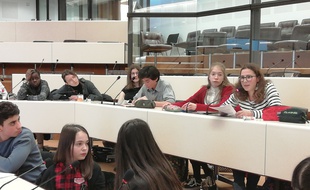 42 collégiens de Lyon ont été invités à exprimer leurs idées afin d'alimenter le Grand débat national.