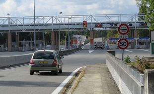 Au péage de L'Union.
