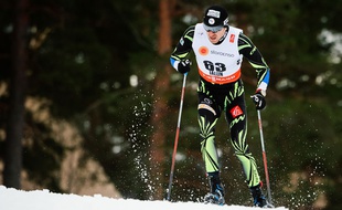 Maurice Manificat lors du 15km libre aux Mondiaux 2015 de ski de fond.