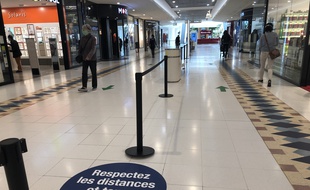 Le centre commercial Atlantis le 11 mai 2020