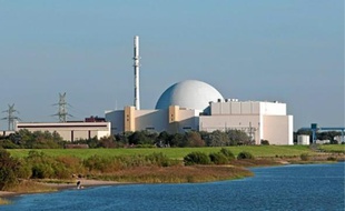 Une centrale nucléaire près de Hambourg, dans le nord de l'Allemagne.