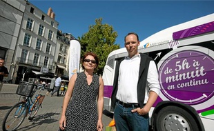 Fanette et Gaël vont pouvoir tester les transports en commun et les vélos.