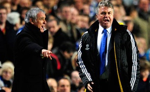 On a beaucoup parlé sur les bancs de touche mercredi soir. Pour sa première en Ligue des Champions avec Chelsea, Guus Hiddink (à droite), a privé Claudio Ranieri d'un retour triomphant à Stamford Bridge, aux commandes de la Juve.