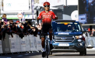 Le coureur de l'équipe Arkéa-Samsic Nairo Quintana ici lors de sa victoire sur le tour de la Provence en février 2020.