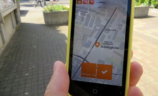 Via l'application pour smartphone, TellMyCity, les habitants de Schilitgheim peuvent faire remonter les problèmes de leur quotidien dans la ville.