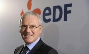 Le PDG d'EDF Jean-Bernard Lévy le 12 février 2015 à Paris