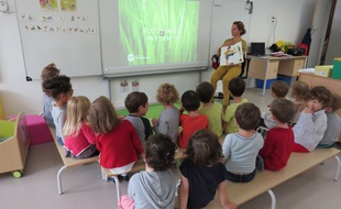 Issy-les-Moulineaux, le 2 octobre 2014, une classe de maternelle.