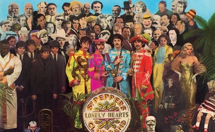 Pochette du 8e album des Beatles, «Sgt. Pepper's Lonely Hearts Club Band»