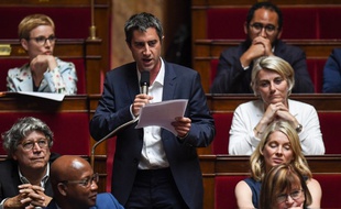 François Ruffin, le 19 juin 2018 lors de la séance de questions à l'Assemblée.