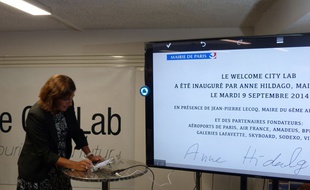 Mardi 9 septembre, Anne Hidalgo a inauguré l'incubateur dédié à l'innovation touristique, Welcome City Lab.