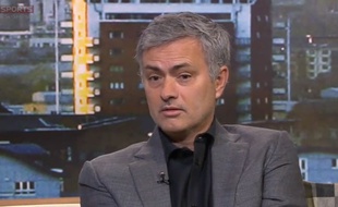 José Mourinho, invité de l'émission Goals of sunday, à Londres.