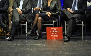 Les femmes avec Fillon, le 9 novembre 2016 lors d'un meeting du candidat à Lille.